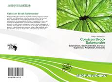 Couverture de Corsican Brook Salamander