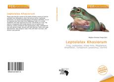Bookcover of Leptolalax Khasiorum