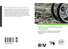 Portada del libro de 2010 German Motorcycle Grand Prix