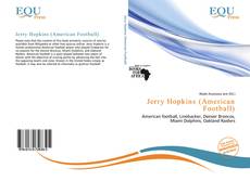 Jerry Hopkins (American Football) kitap kapağı