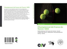 Portada del libro de Championnat de France de Tennis 1894
