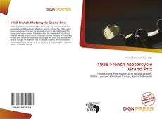 Buchcover von 1988 French Motorcycle Grand Prix