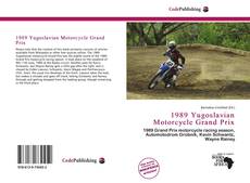 Capa do livro de 1989 Yugoslavian Motorcycle Grand Prix 