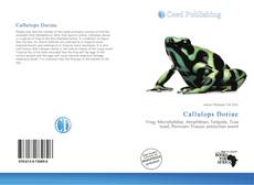 Portada del libro de Callulops Doriae