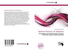 Capa do livro de Autism Society of America 