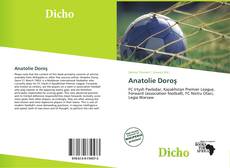 Capa do livro de Anatolie Doroş 