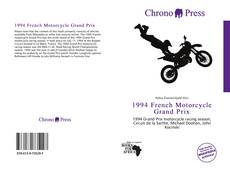 Buchcover von 1994 French Motorcycle Grand Prix