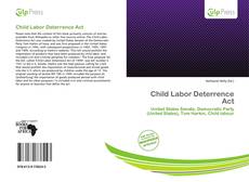 Buchcover von Child Labor Deterrence Act