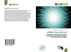 Copertina di ARMA International