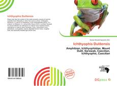 Ichthyophis Dulitensis的封面