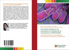Capa do livro de Atividade biológica da prodigiosina isolada de S. marcescens UFPEDA398 