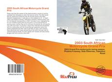 Обложка 2003 South African Motorcycle Grand Prix