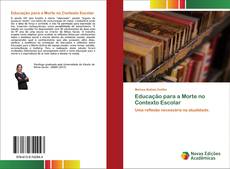 Capa do livro de Educação para a Morte no Contexto Escolar 