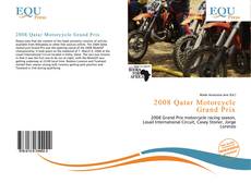 2008 Qatar Motorcycle Grand Prix kitap kapağı