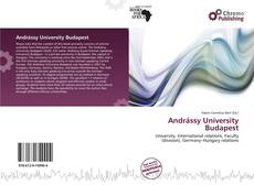 Copertina di Andrássy University Budapest