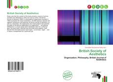 Couverture de British Society of Aesthetics