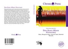 Buchcover von Don Kent (Blues Historian)