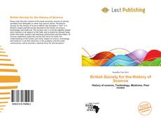 British Society for the History of Science的封面