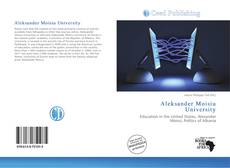 Portada del libro de Aleksander Moisiu University