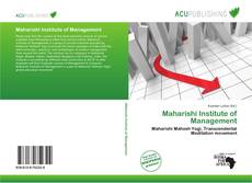 Bookcover of Maharishi Institute of Management