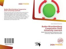 Copertina di Baden-Wuerttemberg Cooperative State University Loerrach