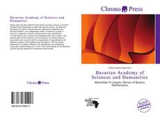 Buchcover von Bavarian Academy of Sciences and Humanities