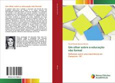 Capa do livro de Um olhar sobre a educação não formal 