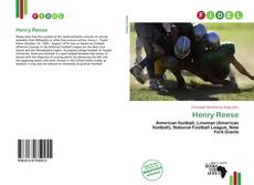 Portada del libro de Henry Reese
