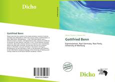 Copertina di Gottfried Benn