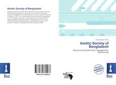 Bookcover of Asiatic Society of Bangladesh