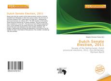 Bookcover of Dutch Senate Election, 2011