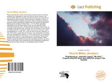 Capa do livro de Horrie Miller (Aviator) 
