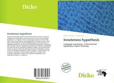 Copertina di Innateness hypothesis