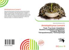 Amietophrynus Lemairii的封面