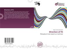 Couverture de Direction of fit