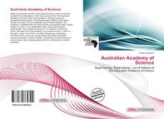 Capa do livro de Australian Academy of Science 