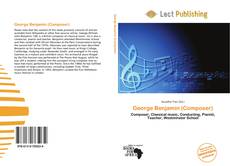 Buchcover von George Benjamin (Composer)