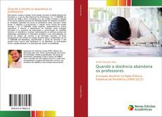 Couverture de Quando a docência abandona os professores