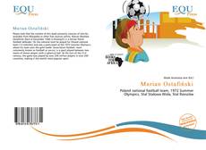 Portada del libro de Marian Ostafiński