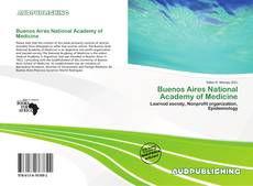 Portada del libro de Buenos Aires National Academy of Medicine