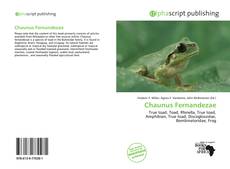 Bookcover of Chaunus Fernandezae