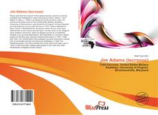 Capa do livro de Jim Adams (lacrosse) 