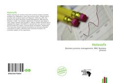 Couverture de Holosofx