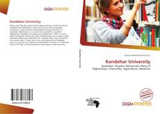 Copertina di Kandahar University