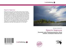 Обложка Epacris Impressa