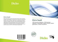 Couverture de Elvira Saadi