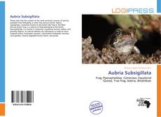 Copertina di Aubria Subsigillata