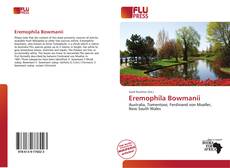 Eremophila Bowmanii的封面