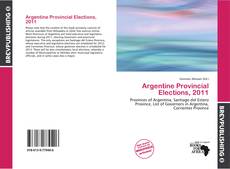 Buchcover von Argentine Provincial Elections, 2011