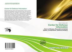 Buchcover von Center for Defense Information